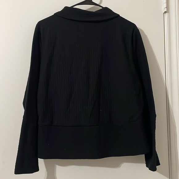 RBX Black Bomber Jacket with Zipper Closure Size M - Picture 2 of 5